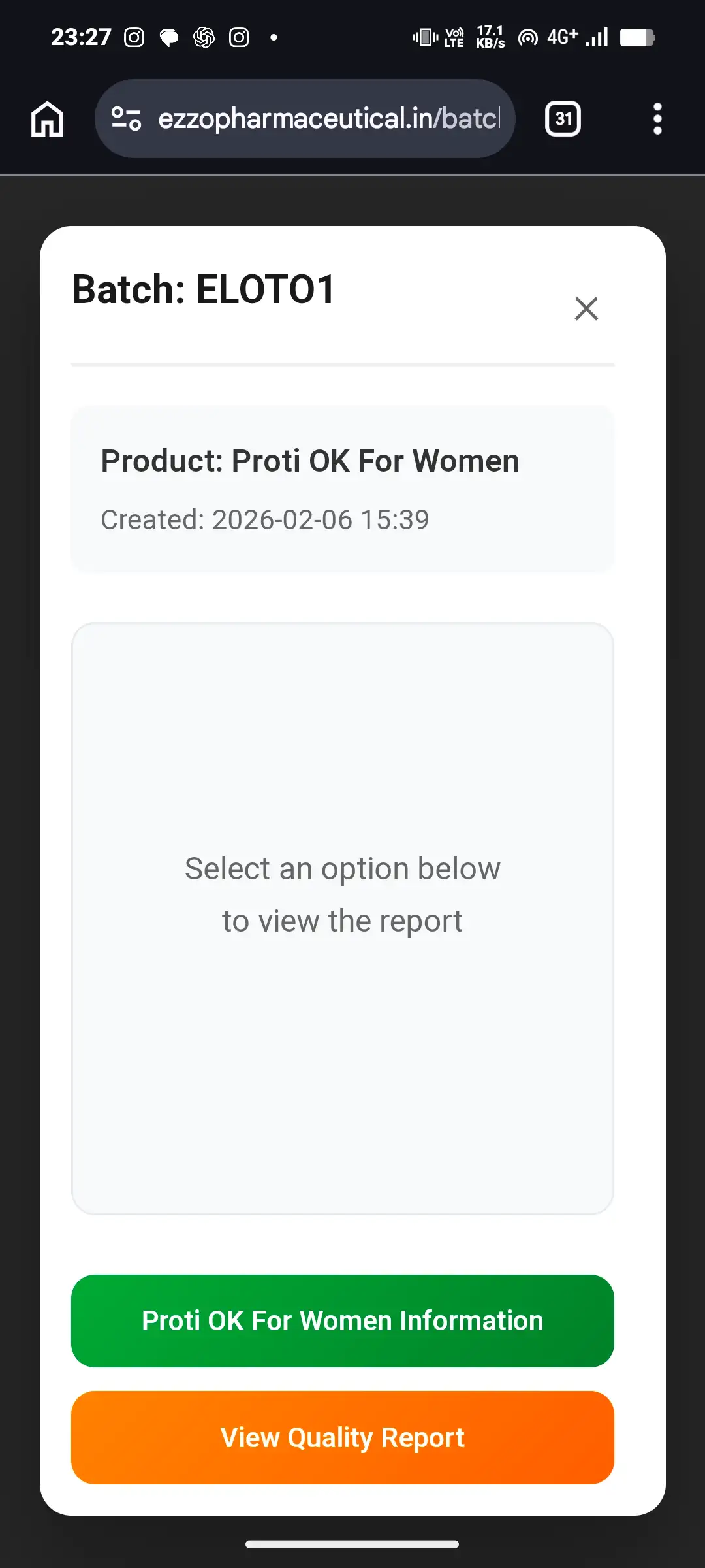 Step 3 - Enter batch digits